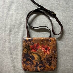 Patricia Nash Granada Floral Crossbody Bag - Boho bag - cottage core purse